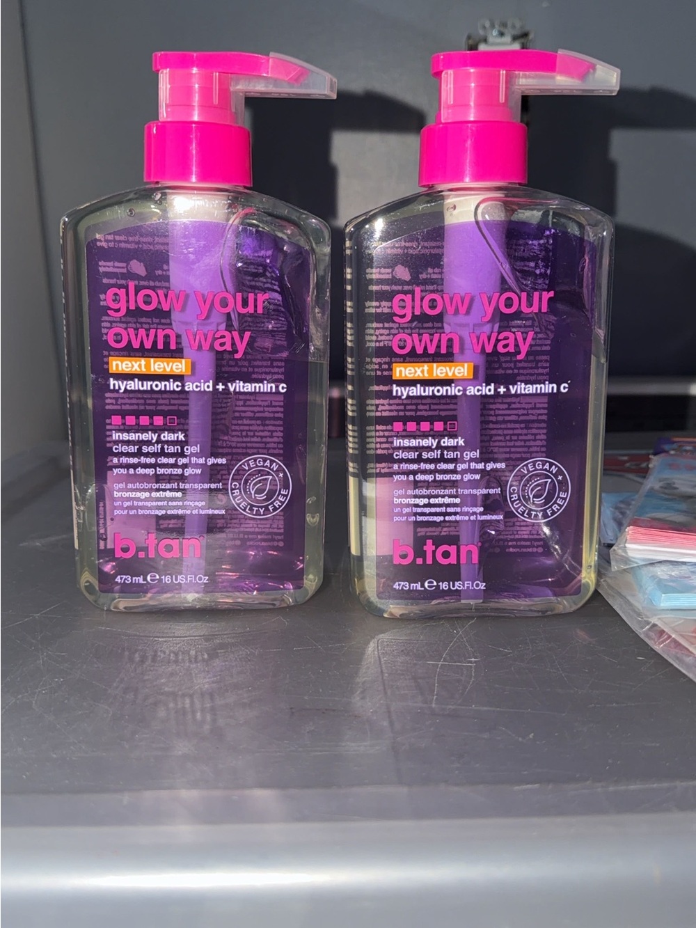 Glow Your Own Way Insanely Dark Self Tan Gel — Purple